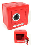 Red Metal Safe Frontier Combination Bank | poptoptoys.