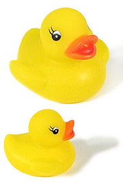 Rubber Ducky Yellow Mini Bath Toy | poptoptoys.