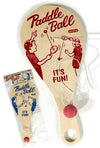 Paddle Ball Game Deluxe Classic Wood | poptoptoys.