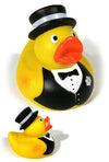 Rubber Duckie Yellow Groom in Top Hat | poptoptoys.