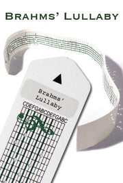 Brahms Lullaby Paper Strip for Music Box Kit | poptoptoys.