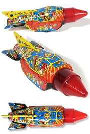 Sparking Space Fantasy Rocket 1960 | poptoptoys.