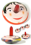 Pinocchio Red Nose Tin Top Mini | poptoptoys.