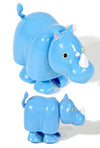 Benny the Blue Rhino African Wind Up | poptoptoys.