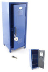 Mini High School Locker Blue Metal 11 Inches Tall | poptoptoys.