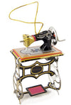 Sewing Machine Tin Toy Ornament 1850 | poptoptoys.
