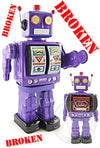 Mr. D Cell Robot Purple ***Broken | poptoptoys.