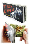 T Rex Dinosaur Lives Moving Flip Book | poptoptoys.