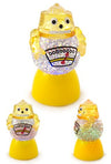 Yellow Robot Glowing Glitter Globe Mini | poptoptoys.