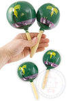 Mexican Maracas Musical Green Pair | poptoptoys.