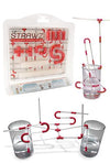 Strawz Connectible Silly Straws Red | poptoptoys.