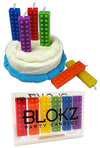 Blokz Party Candles Lego Blocks Style | poptoptoys.