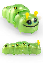 Carley Caterpillar Wind Up Wiggle Walks (Colors Vary) | poptoptoys.