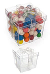Gift Box Clear Candy Jar | poptoptoys.
