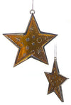 Golden Star Metal Christmas Ornament | poptoptoys.