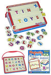 Magnetic Play and Go ABC Tin Set | poptoptoys.