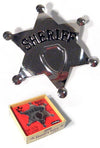 Cowboy Sheriff Badge Metal in Box | poptoptoys.