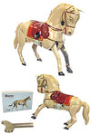 Prancing Palomino Horse Tin Toy 1910 | poptoptoys.