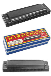 Harmonica Black Metal Cowboy Music | poptoptoys.