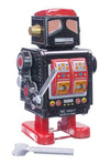 Samurai Warrior Robot Windup Tin Toy | poptoptoys.