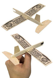 Retro Flyer Balsa Wood Airplane USA | poptoptoys.