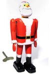 Santa Claus Robot Tin Toy Windup | poptoptoys.