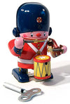 Little Soldier Drummer Tin Toy | poptoptoys.