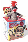 Sock Monkey Jack in the Box | poptoptoys.