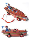 Dragonfly Speedboat Ornament Brown | poptoptoys.