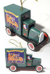 Santa's Truck Green Ornament | poptoptoys.
