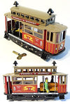 San Francisco Cable Car Wind Up Tin Toy | poptoptoys.